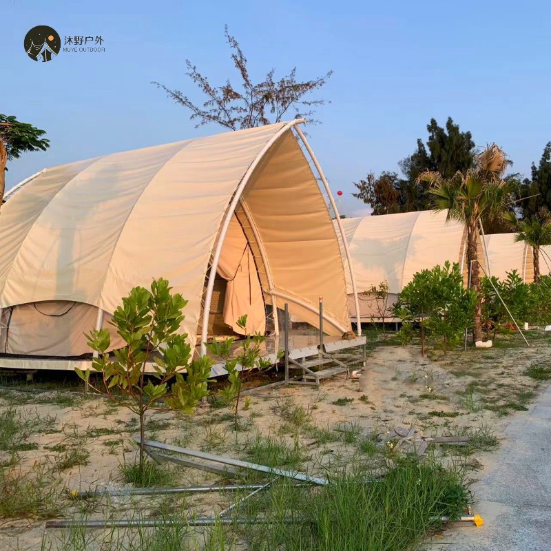 Muye acampar al aire libre gran camping techo vela tienda Hotel Scenic Area campamento tienda de campaña fabricante