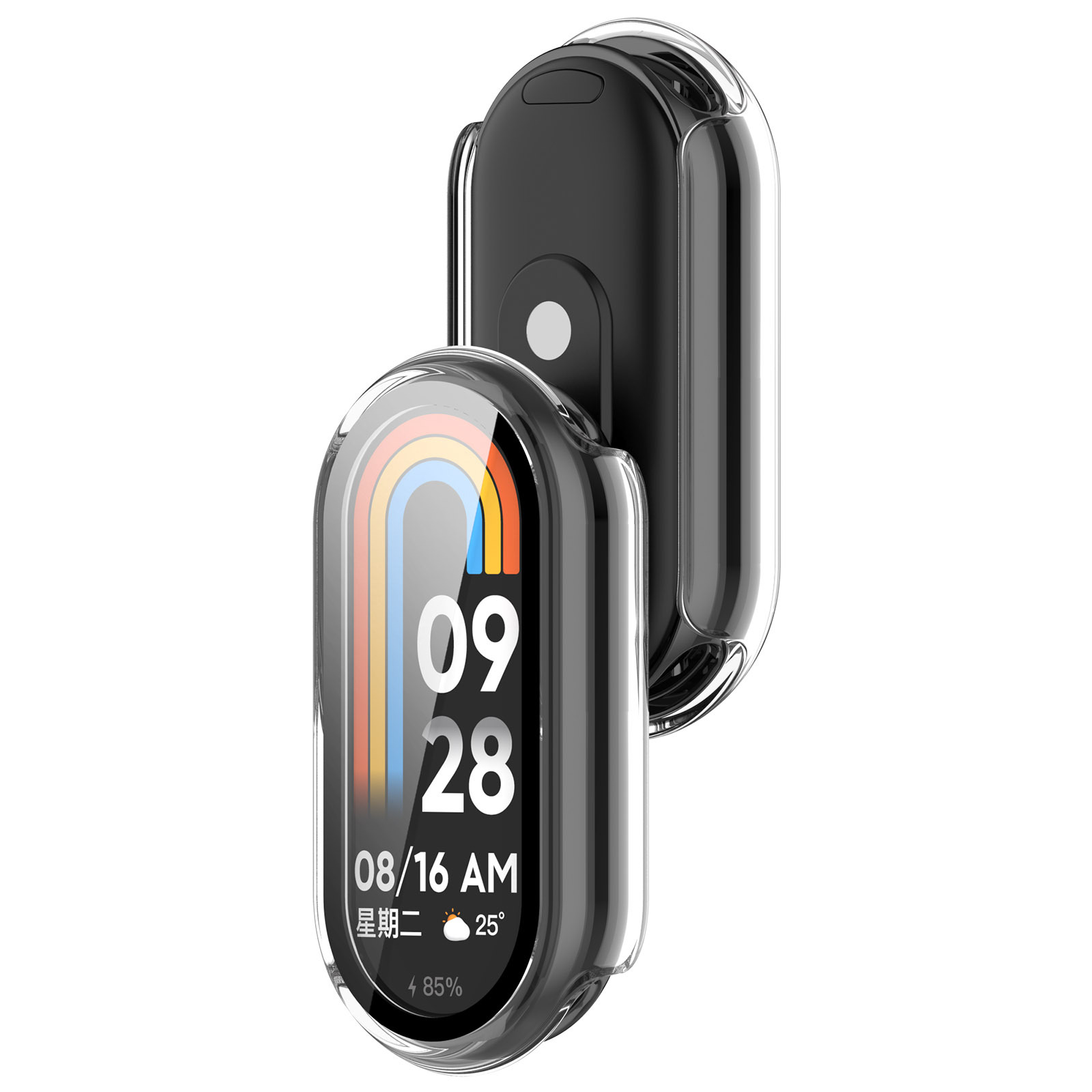 Xinyuan Shuntong is suitable for the NFC standard case and film integrated Mi 8/9 tempered film watch case of Mi Band 10 Application Scenario