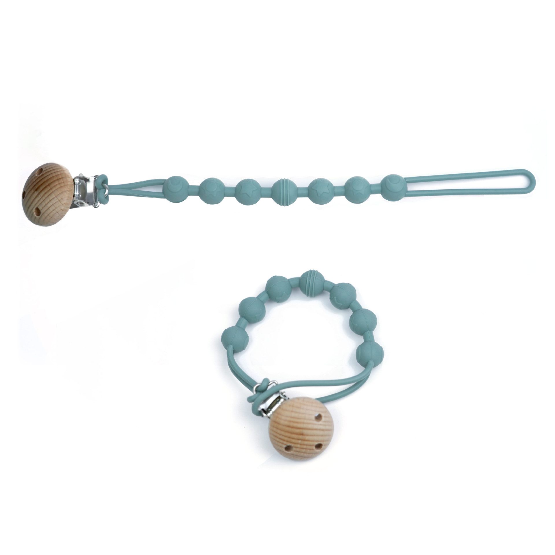 Nuevos productos de cadena de tetas de goma de diente, cadena de tetas de goma de diente, cadena de tetas de silicona de grado alimenticio, cadena de tetas multifuncional