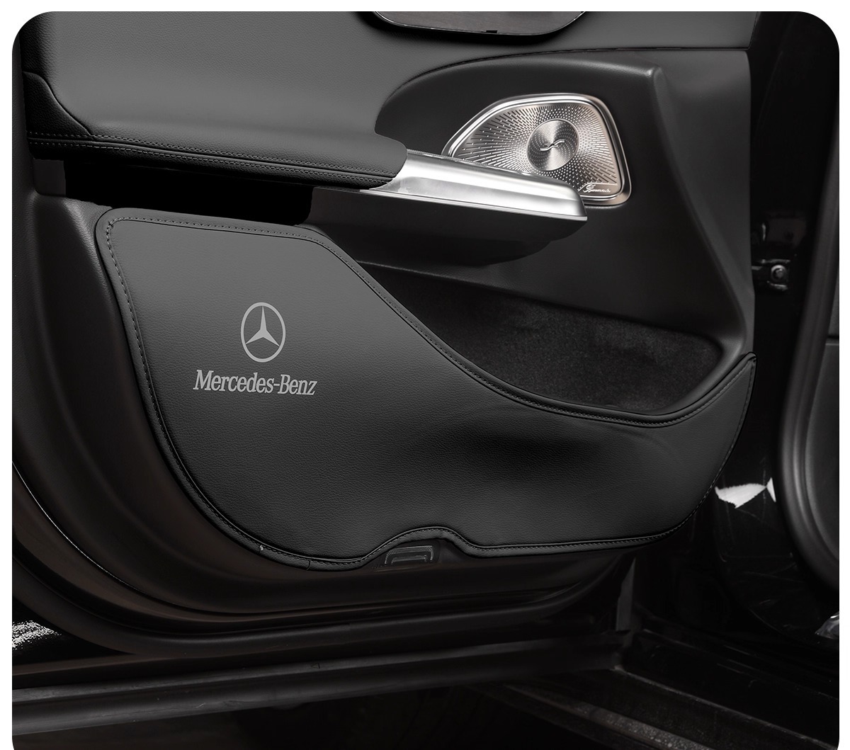 Suitable for Mercedes-Benz Door Anti-Kick Pads Glc300L C260L C200L Door Seat Protection Pads and Interior Accessories