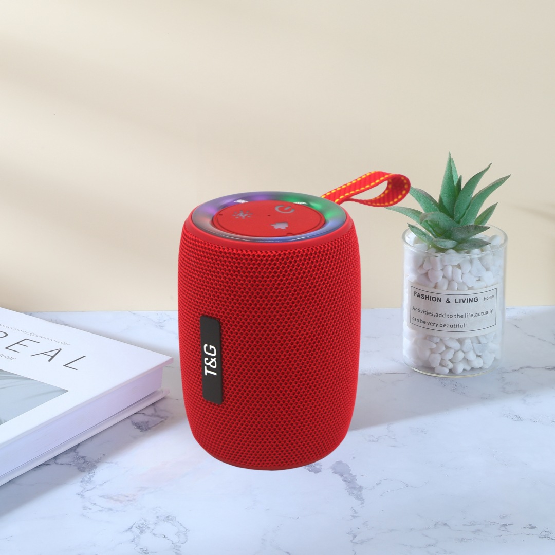 Transfronterizo nuevo TG434 altavoz Bluetooth subwoofer tarjeta de enchufe inalámbrica al aire libre EQ efecto de sonido LED efecto de luz Bluetooth