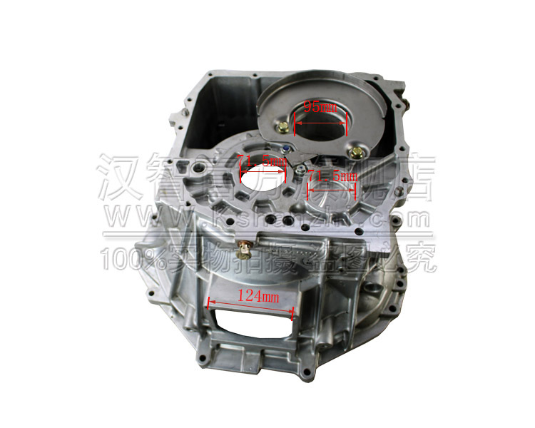 Carcasa de conexión del convertidor de par de carretilla elevadora aplicable a Mitsubishi F18C 14E accesorios de carretilla elevadora carcasa de conexión del convertidor de par hidráulico