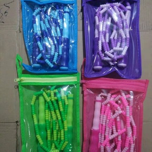 Bamboo Skipping Rope for Children, Adjustable Fitness Skipping Rope, Special for Elementary School Students and Kindergarten, Beginner's Fancy Skipping Rope