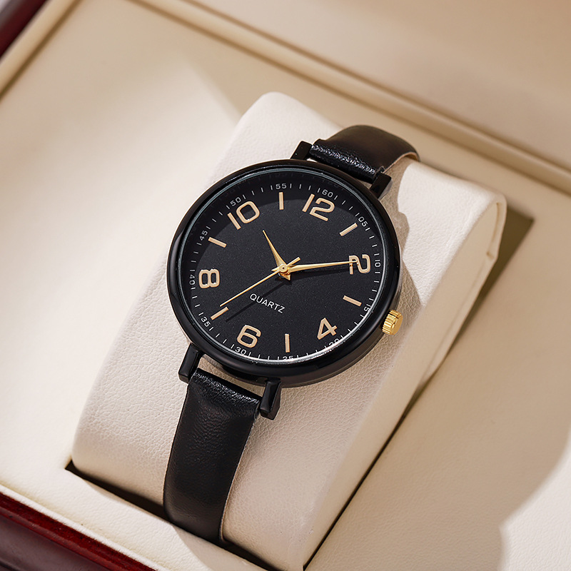 Reloj de cinturón fino para mujer casual retro, elegante, clásico, sentido digital, temperamento de nicho, reloj de cuarzo para estudiantes