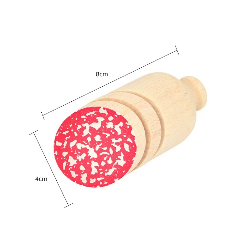 Wooden fruit realistic toy for cutting