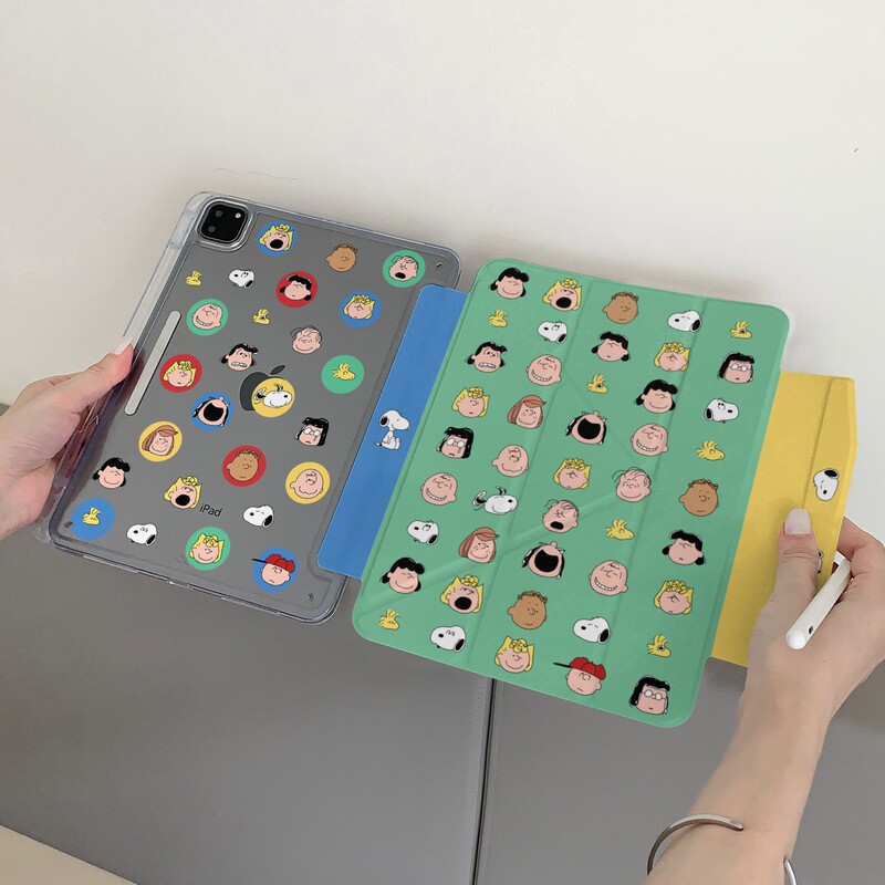 Cartoon Snoopy Suitable for iPad Air Tablet Protective Cover Mini6Y Foldableing Pro with Pen Slot 10Th Generation Anti-Fall 11inch Cartoon Snoopy Suitable for iPad Air Tablet Protective Cover Mini6Y Foldableing Pro with Pen Slot 10Th Generation Anti-Fall 11inch
