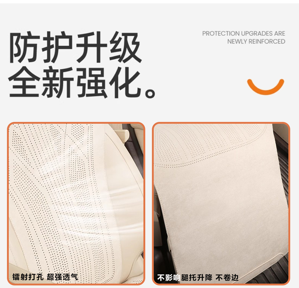 AITO M7 Car Seat Cushion Suede Leather Breathable Seat Cover