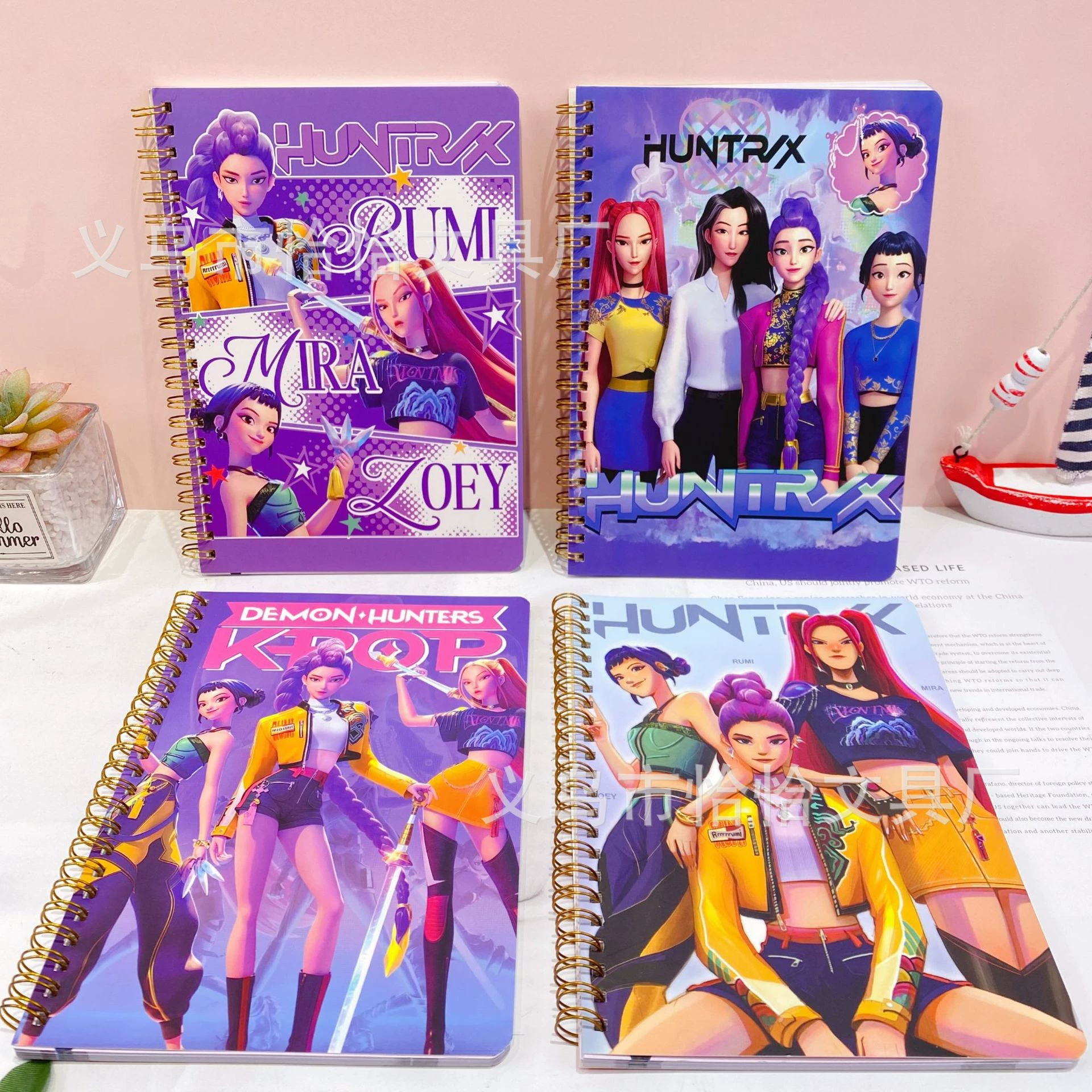 Новый KPOP ведьма охотник группа пружинная книга A5 творческий студент классная комната учебная канцеляристика цветные страницы горизонтальная линейка книга