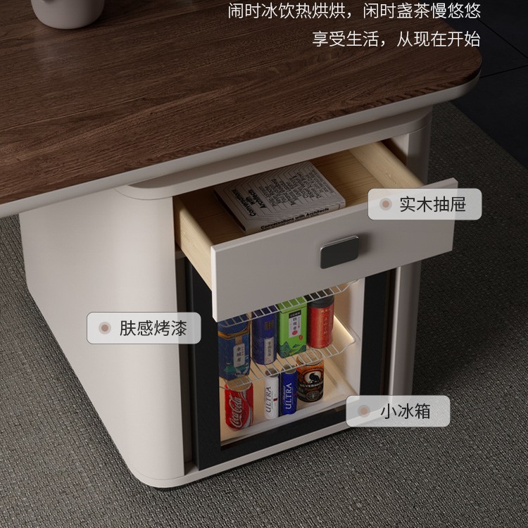 Mesa y silla de té minimalista moderna, combinación de oficina, mesa de té de kung fu de madera maciza china, sala de estar, juego de asiento de té de alta gama