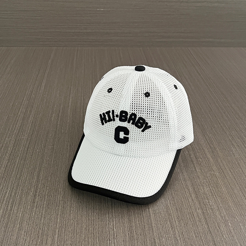 Sombreros para niños de verano delgados sombrero de malla para niñas bebés viajan aire transpirable sombrero de béisbol protector solar