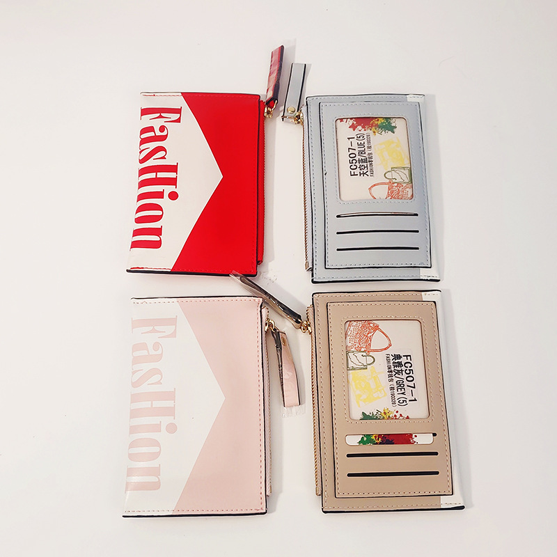 Nuevo bolso de tarjeta de estilo coreano japonés 30% de descuento para mujer billetera de estudiante bolso de clip corto monedero de gato multifuncional
