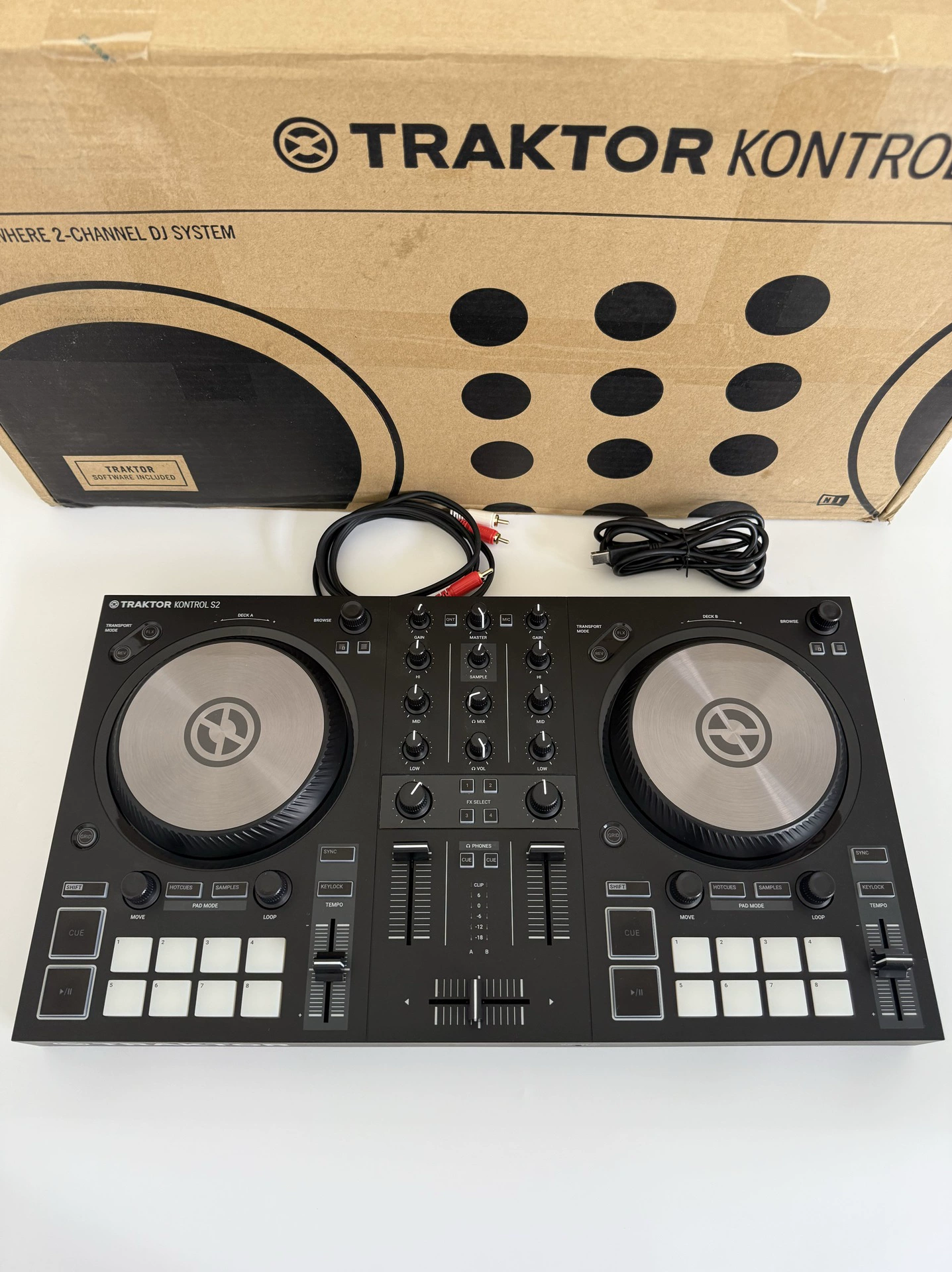 NITRAKTOR профессиональный DJ-контроллер S2MK3 компьютерный цифровой проигрыватель дисков