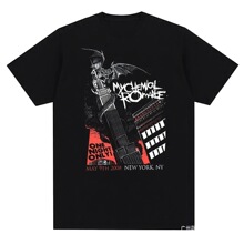 My Chemical Romance Mcr Band Men Women Cotton T-Shirt Printe