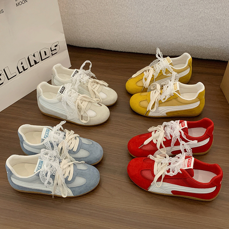 Women's German Training Shoes 2026 New Spring/Summer Mesh Breathable Thin White Casual Sports Shoes Women's Shoes Forrest Gump Shoes Women's German Training Shoes 2026 New Spring/Summer Mesh Breathable Thin White Casual Sports Shoes Women's Shoes Forrest Gump Shoes
