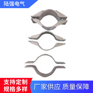 Galvanized small reinforced hoop traffic light communication single and double hanging wire reinforced hoop gas pipe reinforced hoop