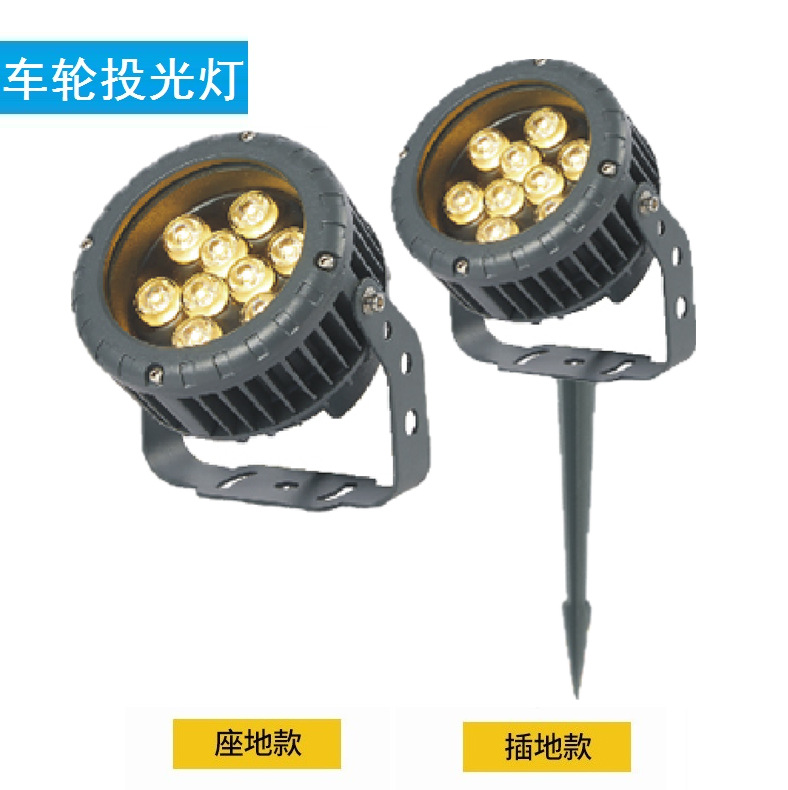 LED-колесо, садовые огни