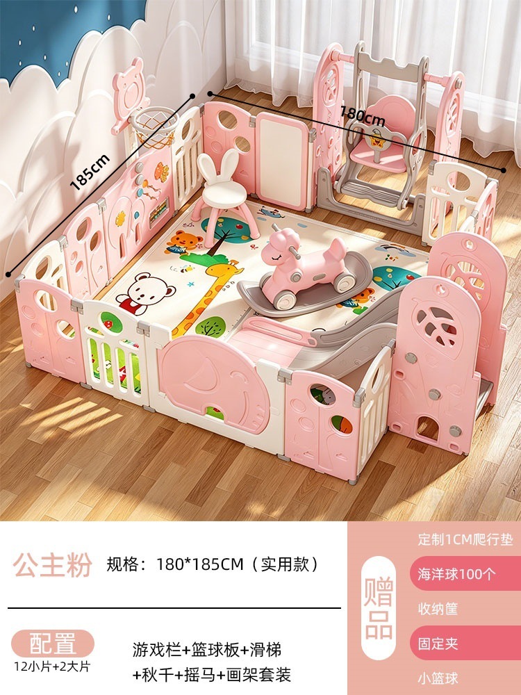 [barrera de juego para bebés barrera de protección infantil interior barrera de seguridad para niños en el suelo para el parque]