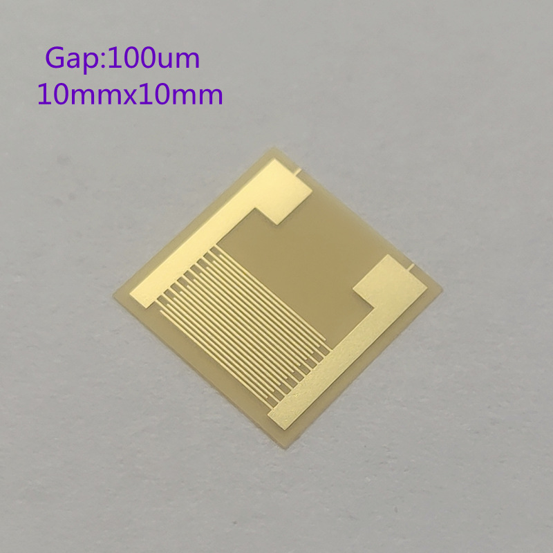 100umPI柔性叉指电电容阵列气体生物湿度传感器芯片