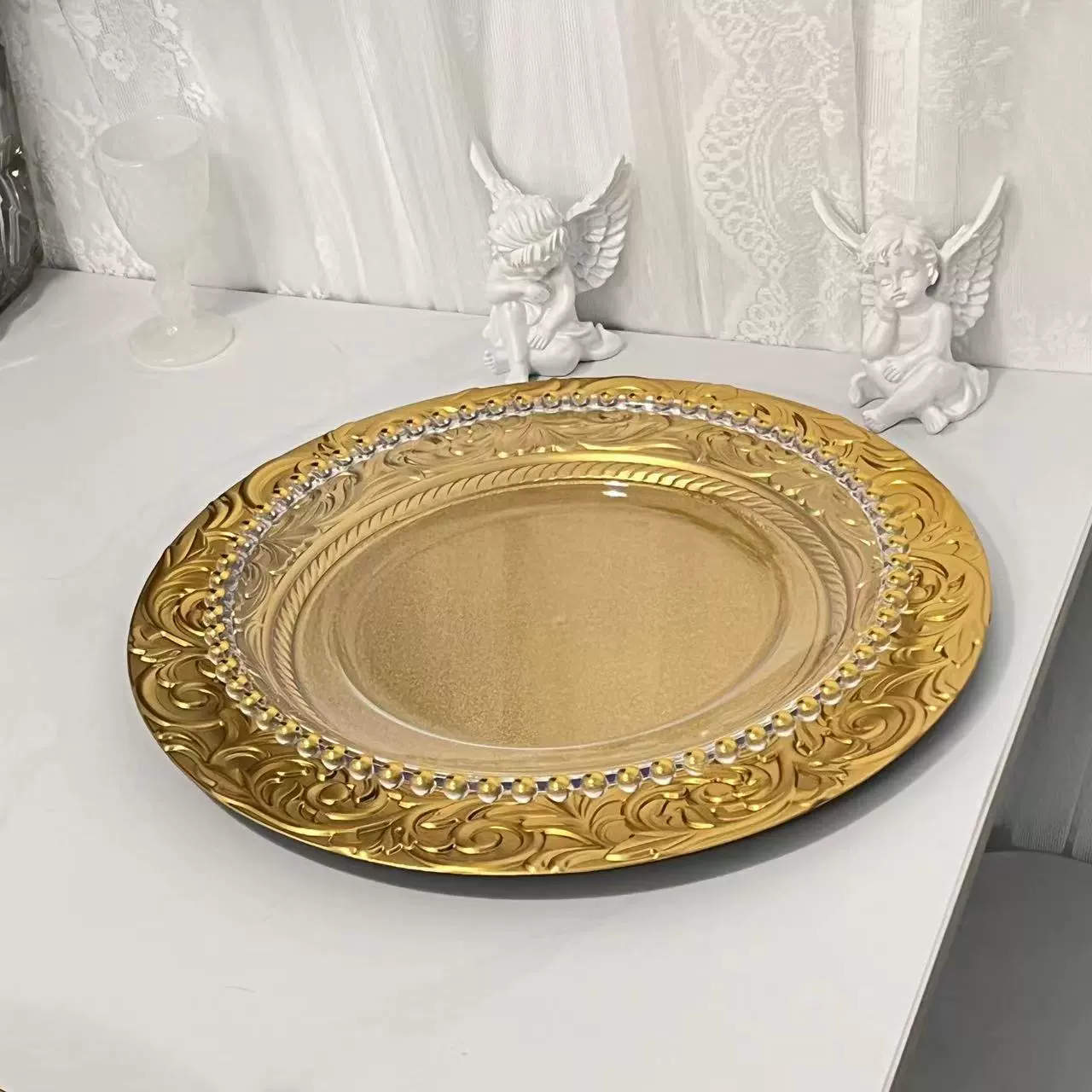 Прозрачная аэрозольная краска для отеля, пластиковое круглое художественное украшение