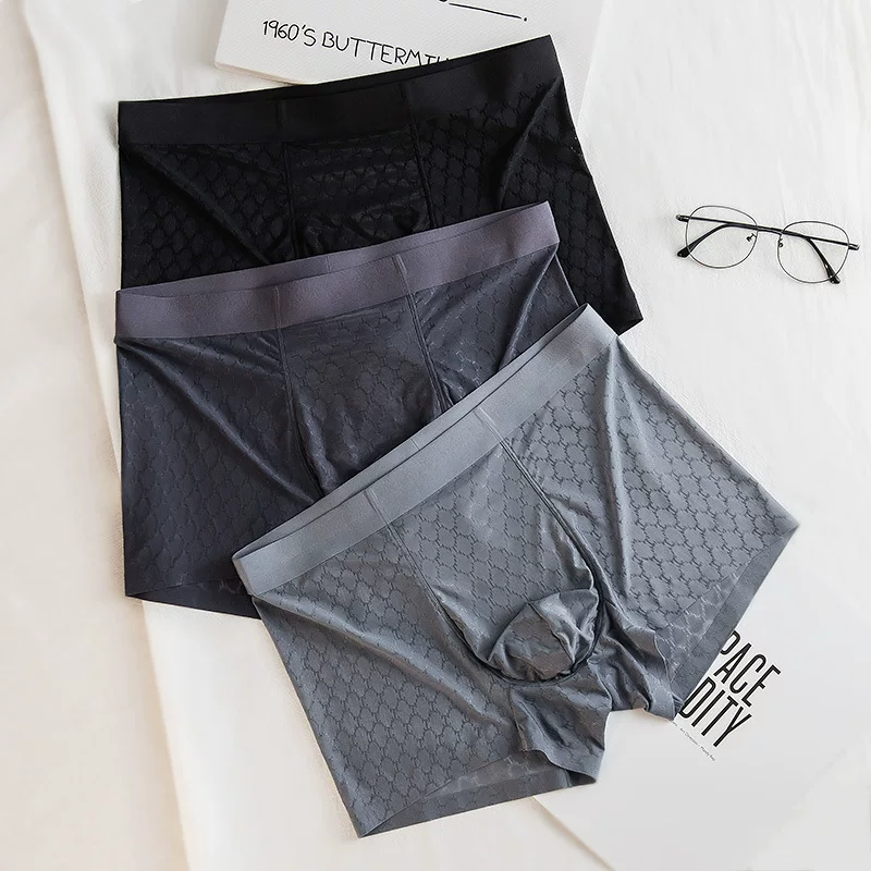 Summer mesh underwear, silk trousers