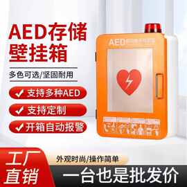 AED除颤仪壁挂箱存放箱存储柜急救柜子自动体外除颤器立柜壁柜