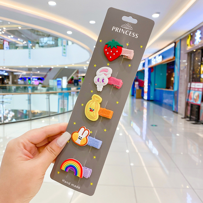 Clip de verano Corea del Sur lindo traje roto horquilla Accesorios para el cabello para niños