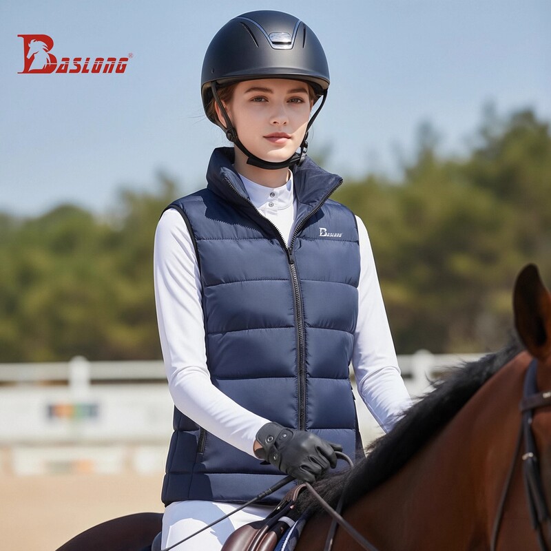 266.4cm Dragon Equestrian Suit Autumn and Winter New Knight Vest Equestrian Vest down Cotton Men's and Women's Jackets