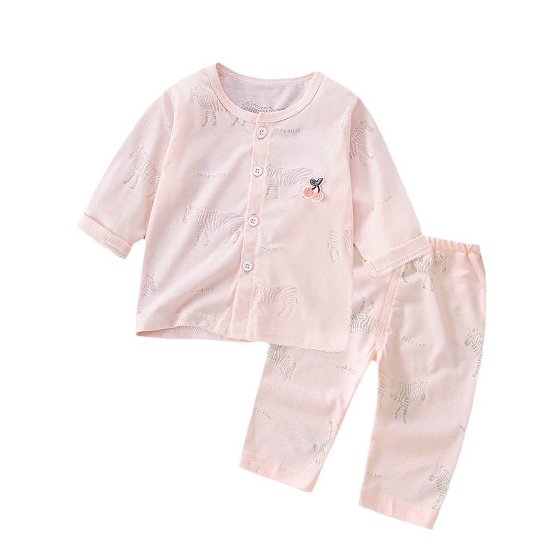 Bebé aire acondicionado ropa traje fino pijamas de verano inicio desgaste