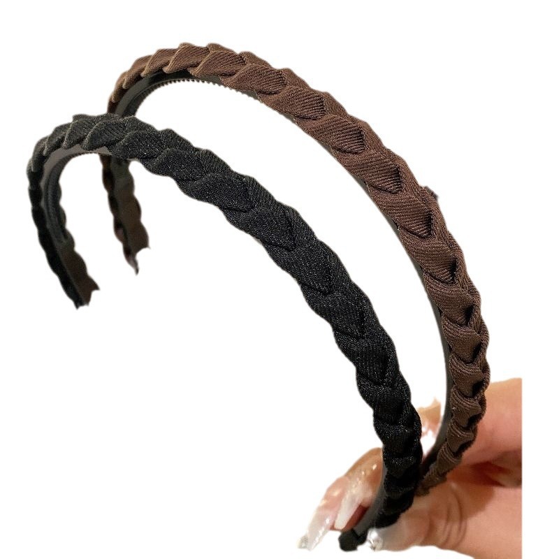 Sensor de alto nivel antideslizante rotura abrazadera de cabello simple botón de cabello para mujeres lavado de cara especial pinza de cabello 2024 nuevo toque de torsión