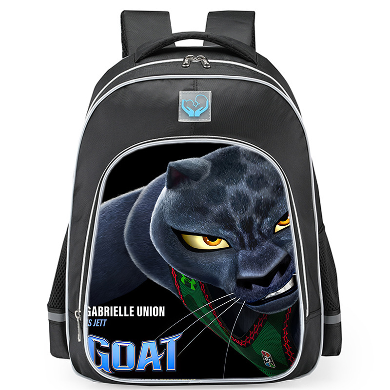 Goat Ultimate Team Reflective Backpack with Cinematic Texture Print, Children's Safety Backpack for Nighttime Travel Goat Ultimate Team Reflective Backpack with Cinematic Texture Print, Children's Safety Backpack for Nighttime Travel