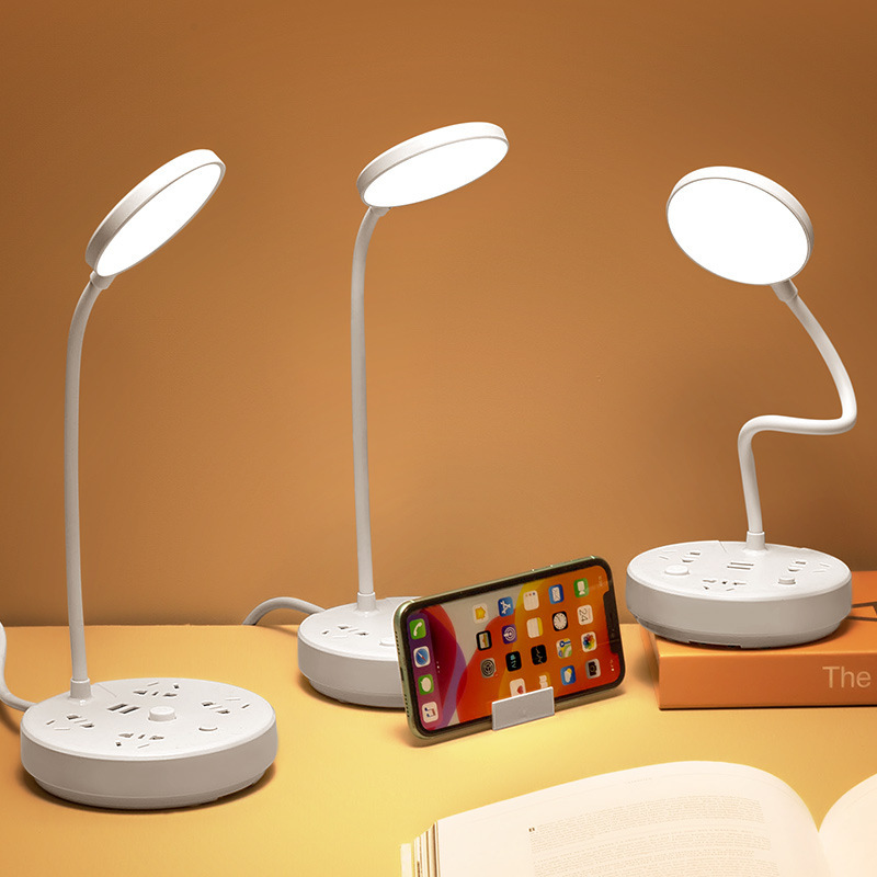 プレゼント創意スマートコンセントled台ランプUSBコンセント付き配線板保護灯学生配線板コンセント線|undefined