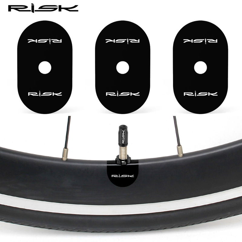 RISK mountain road bike French nozzle air nozzle sticker valve core sticker tire air nozzle protection sticker fixing sticker
