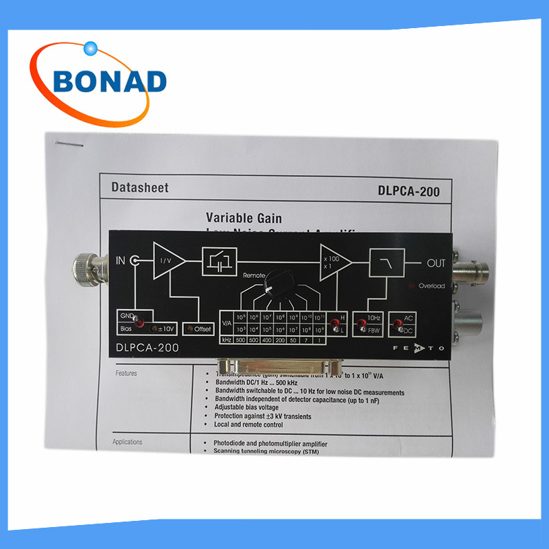 DLPCA-200低噪音电流放大器 FEMTO电流放大器 电流放大器模块