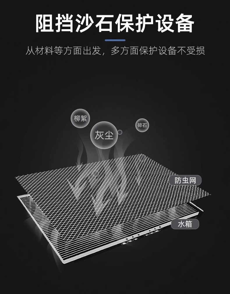 Great Wall Haval First Love Raptor Insect-Proof Net Water Tank Grille Protection Net Anti-Mosquito Willow and Poplar Fluff Car Modification Parts