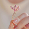 Fuchsia high-end cute sophisticated Japanese brooch, Chinese style, wholesale