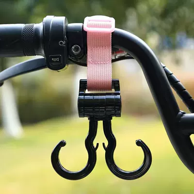 Other Electric Vehicle Accessories — Hanging Hook, Baby Stroller Electric - pink-double-hook-short-style-light-board-22cm