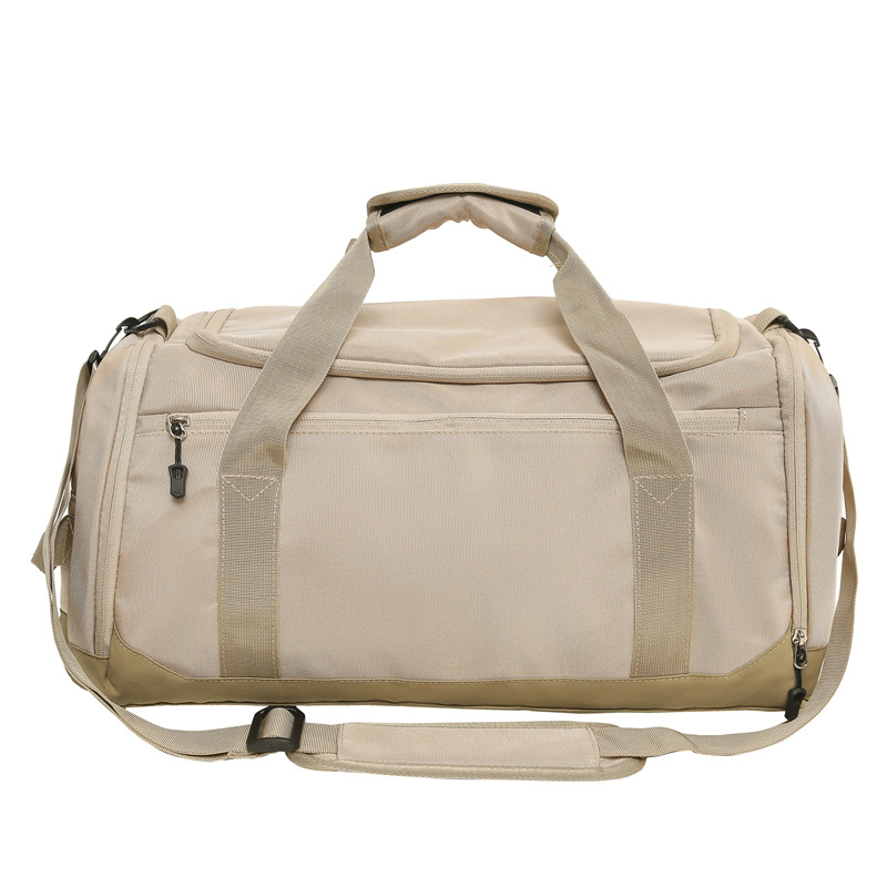 Bolsa de viaje portátil con almacenamiento de zapatos independiente, bolsa deportiva de ocio de gran capacidad para hombres, bolsa de ropa de cama inclinada ligera para mujeres