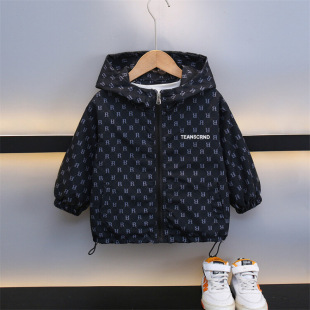 Boys' Autumn Rush Jacket 2025 New Children's Fashionable Fried Street Handsome Windproof Waterproof Spring and Autumn Jacket Trendy