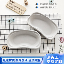 可降解一次性牙医院腰盘纸浆肾形盘手术消毒药盘牙科用肾形托盘