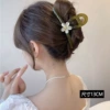Зелёный с белым цветком (13 см), №40