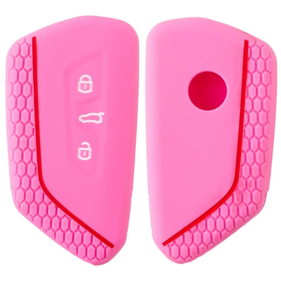 Talagon, ID.3X, Lingdu, ID.7 – Car key bag - pink-red-line