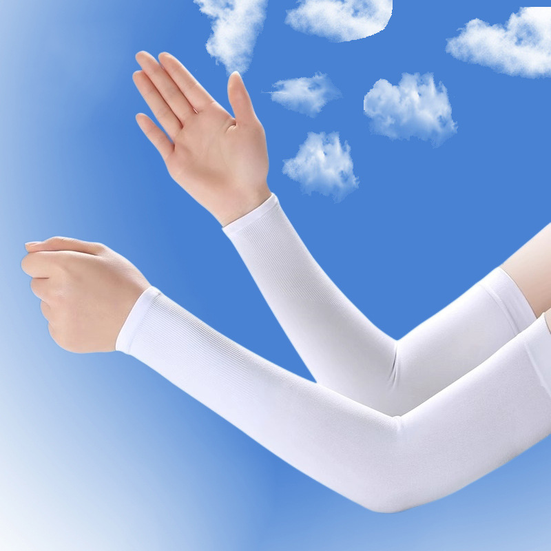 선스크린 여름 아이스 실크 선스크린 소매 남녀 아이스 소매 통기성 자외선 차단 팔 운전 승마 팔