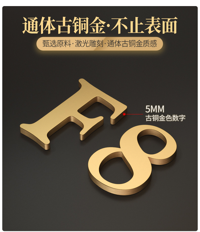 门牌号码牌家用