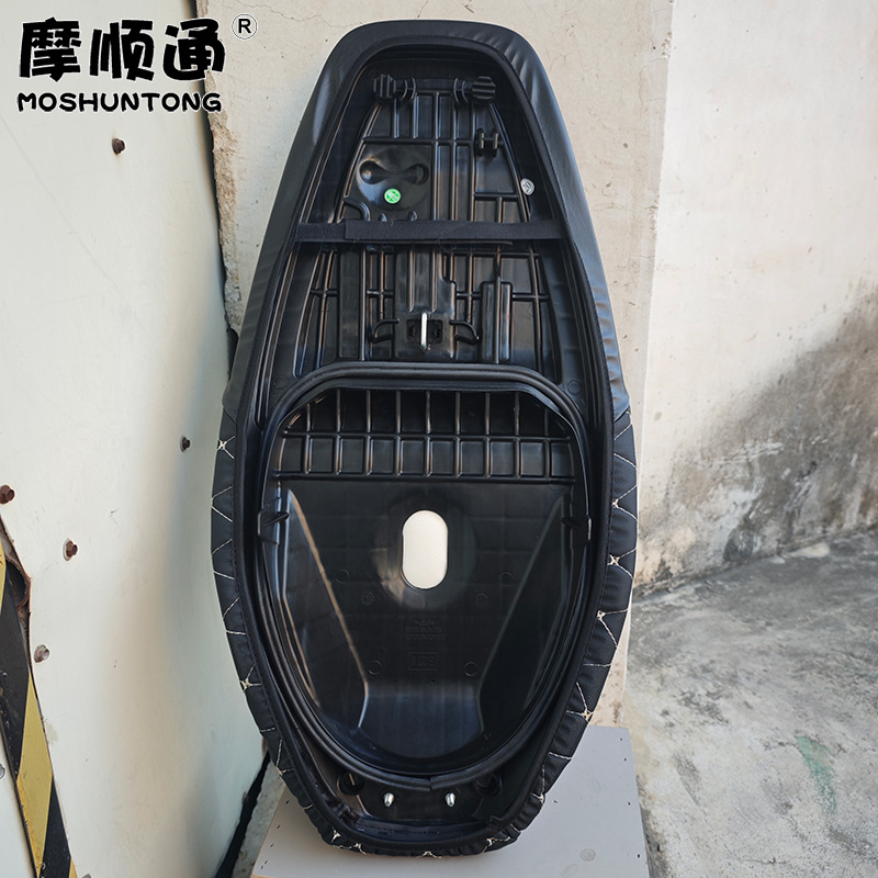 Suitable for Xin Da Zhou Honda Ns125D Motorcycle, Thickened Leather Waterproof Seat Cover, Sun Protection, Anti-Slip, Full-Cover Seat Cover