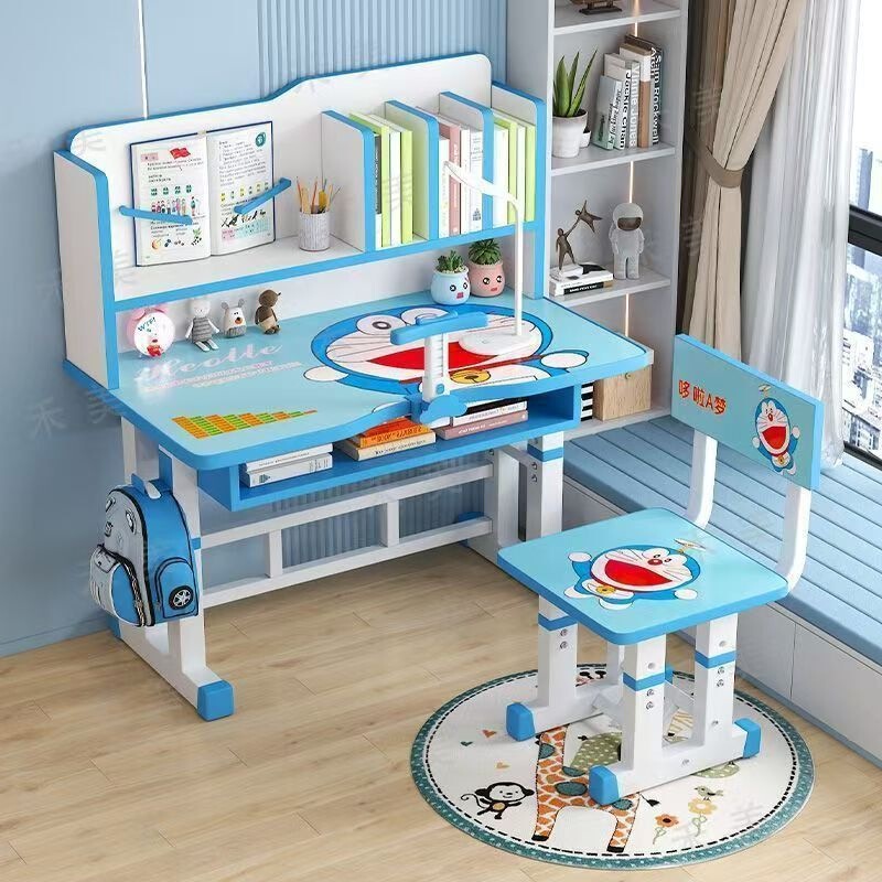 Adjustable Children's Desk for Correcting Posture, Writing Desk, Children's Study Table, Storage Workbench, Chair Combination, New Model Adjustable Children's Desk for Correcting Posture, Writing Desk, Children's Study Table, Storage Workbench, Chair Combination, New Model