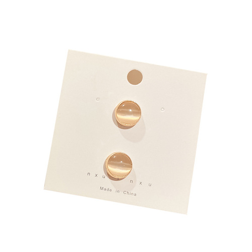 Traceless anti-exposure magnetic buckle does not damage clothes women's shirts chiffon buttons without punctures pearl artifact brooch
