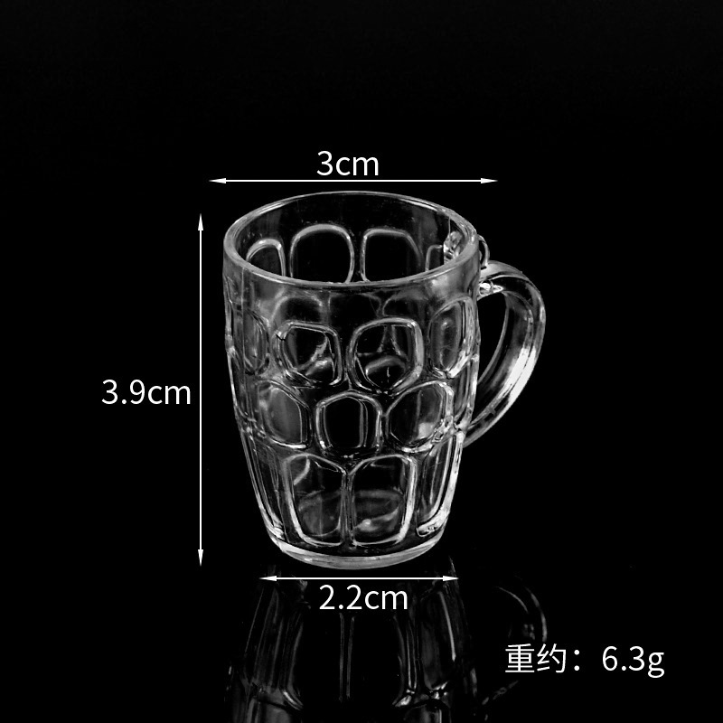 Directo de fábrica simulación alimentos y jugar taza accesorios hechos a mano DIY mini copa vino crema sundae mousse