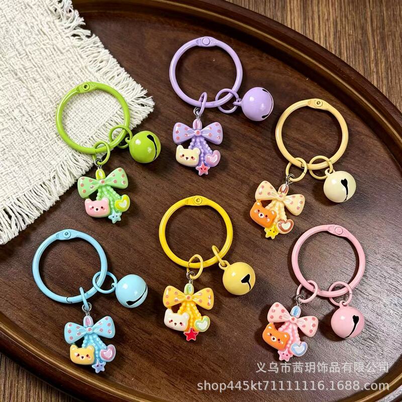 Gummy bear, bow, bell, keychain pendant, dopamine doll, bead pendant, DIY accessories Gummy bear, bow, bell, keychain pendant, dopamine doll, bead pendant, DIY accessories