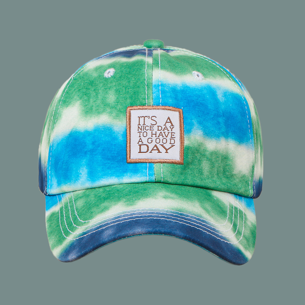 Korean Fashion Tie-dye Baseball Cap display picture 9