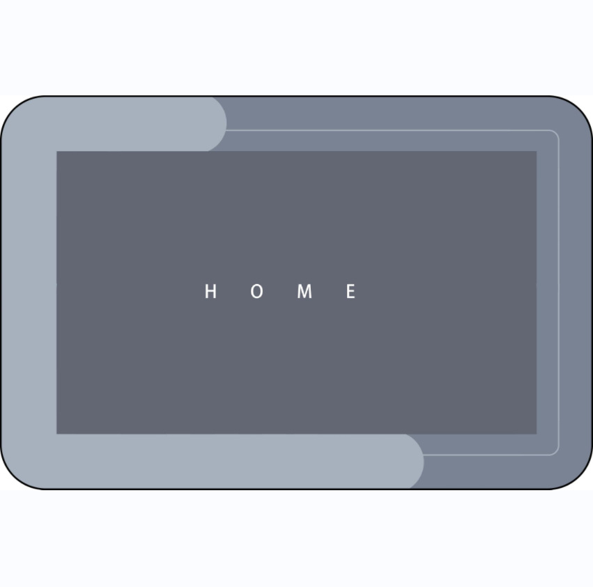 Alfombra de barro de diatomeas transfronteriza alfombra suave alfombra absorbente alfombra de baño alfombra de piso de baño antideslizante de secado rápido